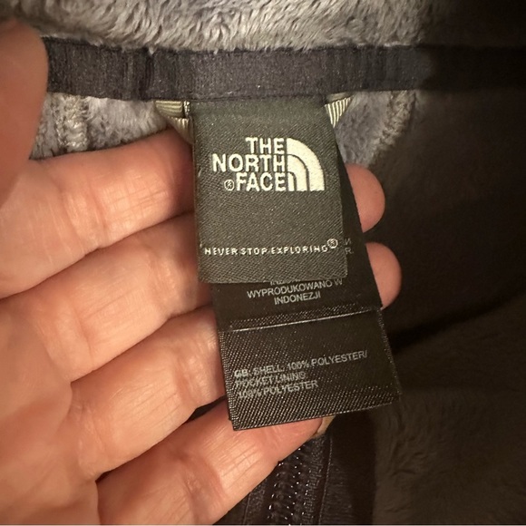 The North Face Womens Lavender Fleece Lined Zip Front Mock Neck Sweatshirt Small - Picture 2 of 10